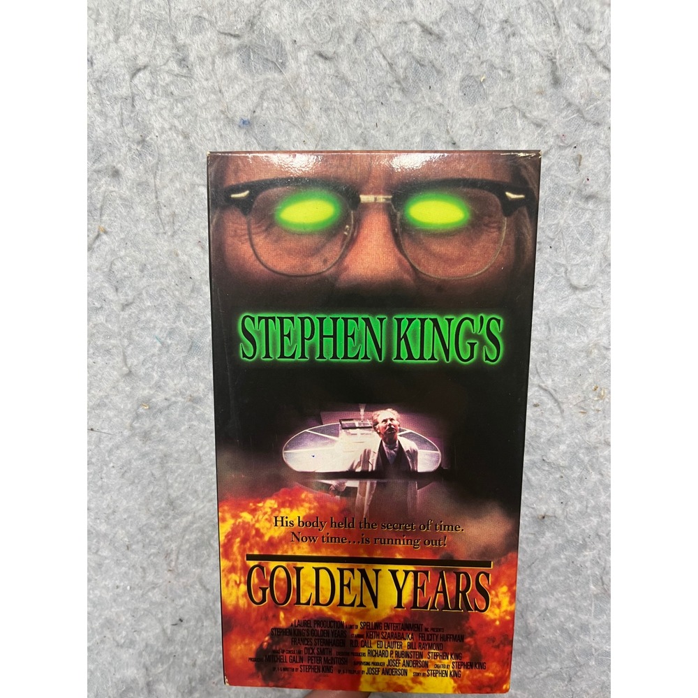 Stephen‎ King's Golden Years VHS 1991 Worldvision Sci-Fi Horror Thriller Movie